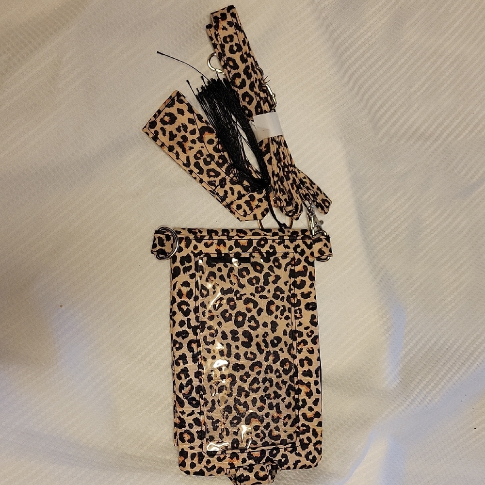 Leopard Print Crossbody Phone Bag